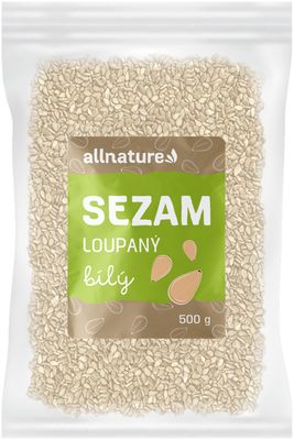 Allnature Sezam bílý loupaný 500 g
