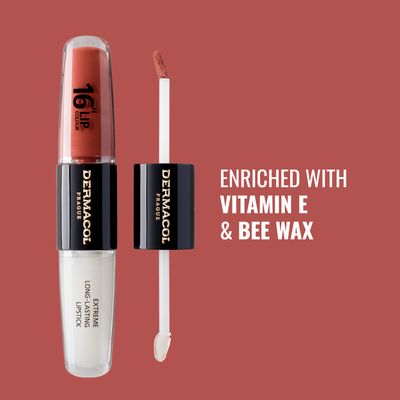 Dermacol 16H Lip Colour - Dlouhotrvající barva na rty č.23