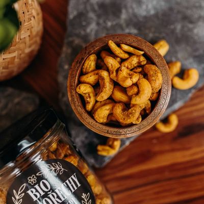 Natu Dárkový set BIO kešu ořechů deluxe I., 2 x 160 g