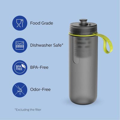 Philips Filtrační lahev AWP2722GRR/58, šedá, GoZero Adventure, 590 ml