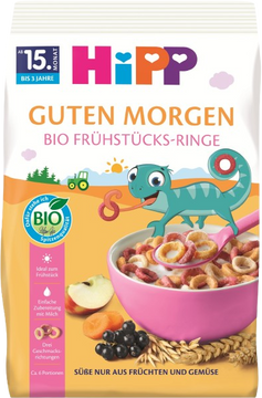 HiPP BIO Obilno-ovocné kroužky k snídani 120 g
