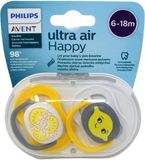 Philips Avent Šidítko Ultra air neutral 6-18m citrus 2 ks