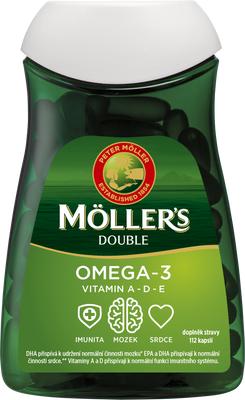 Möllers Omega 3 Double 112 kapslí