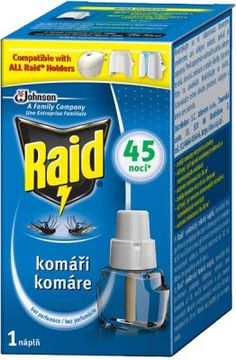 Raid Tekutá náplň do elektrického odpuzovače, 45 nocí 27 ml