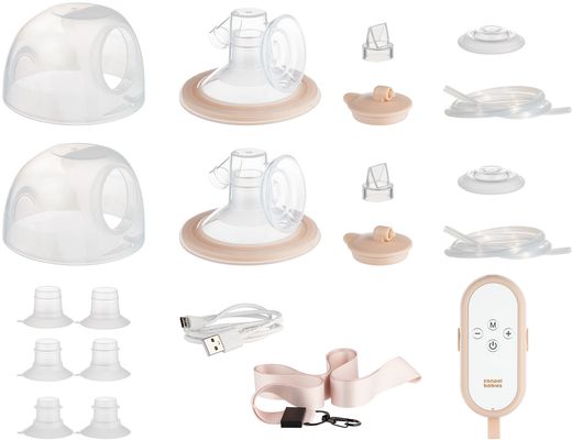 Canpol babies Dvojitá odsávačka mateřského mléka do podprsenky MilkShell