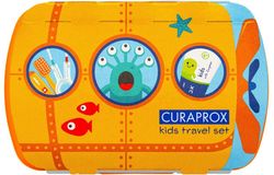 Curaprox Travel set KIDS oranžový