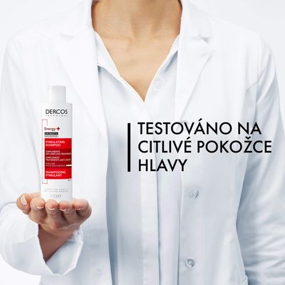 Vichy DERCOS Energy+ Stimulační šampón proti vypadávání vlasů - náhradní náplň 400 ml