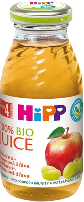 HiPP BIO šťáva jablečno-hroznová 200 ml