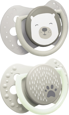 LOVI Dudlík silikonový dynamický Buddy Bear 3-6m 2 ks