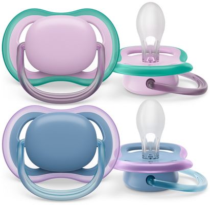 Philips Avent Šidítko Ultra air neutral 6-18m dívka modrá 2 ks