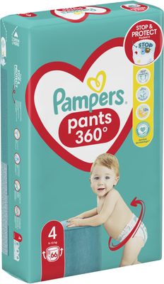 Pampers Active Baby Pants Kalhotkové plenky vel. 4, 9-15 kg, 66 ks