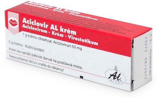 Aciclovir AL krém 2 g