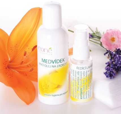 Bobánek Eoné Mycí olej na zadečky Medvídek 100 ml