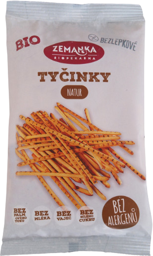 Zemanka Bio bezlepkové tyčinky natur 45 g