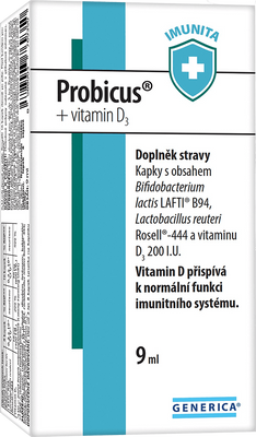 Generica Probicus + vitamin D3 9 ml