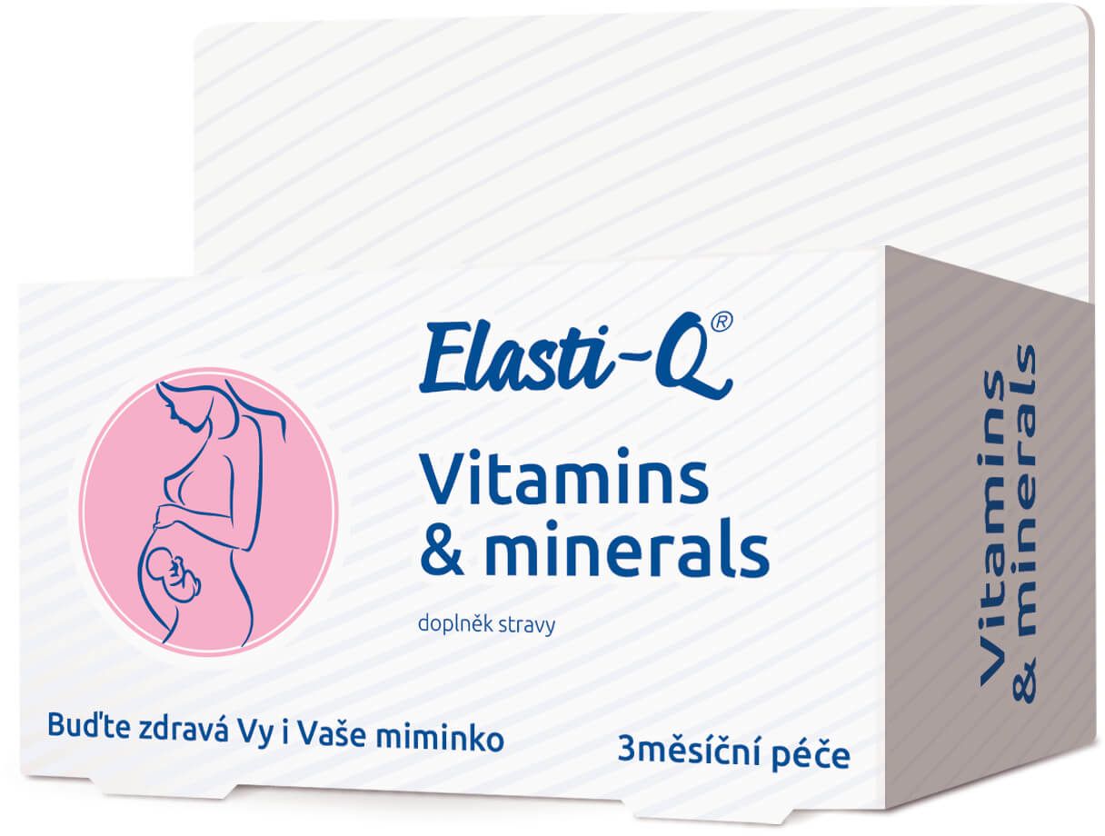 Elasti-Q Vitamins & Minerals s postupným uvolňováním 90 tablet