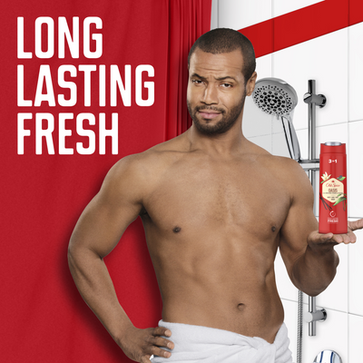 Old Spice Oasis Sprchový gel pro muže 3v1 pro dlouhotrvající svěžest s vůní kouřové vanilky 400 ml