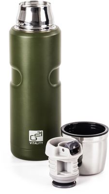 G21 Termoska na pití, khaki zelená 500 ml