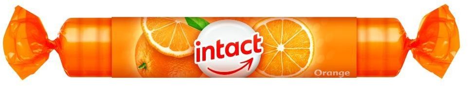 Intact hroznový cukr s vitamín C pomeranč 40 g