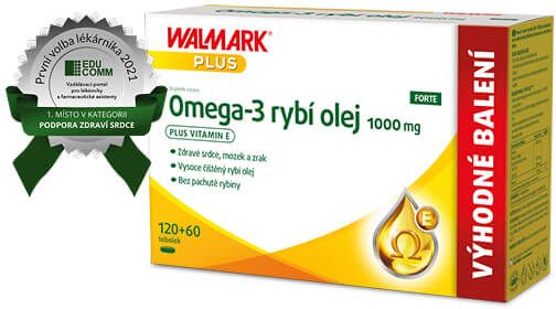 Walmark Omega-3 rybí olej 1000 mg 180 tobolek