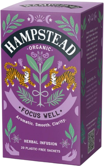 Hampstead Tea BIO Bylinný čaj na podporu soustředění 20 sáčků