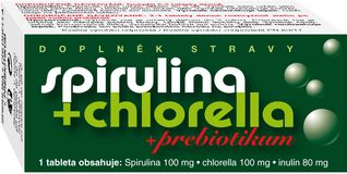 Naturvita Spirulina + Chlorella + Prebiotikum 90 tablet