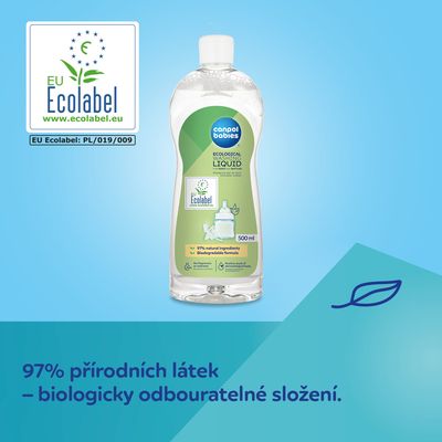 Canpol babies Ekologický mycí prostředek na kojenecké lahve a savičky 500 ml
