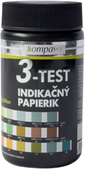 Kompava Lakmusové papírky 3v1 3-Test 50 ks