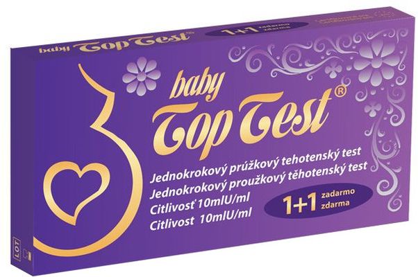 Top Test Těhotenský test baby – proužek 2 ks
