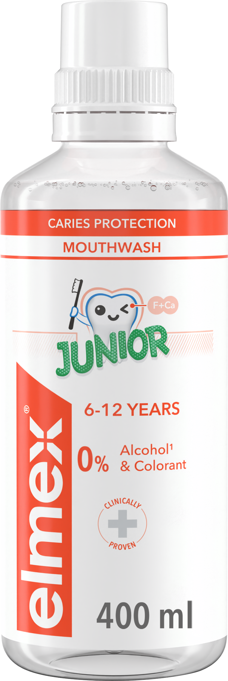 Elmex Caries Protection Junior ústní voda 6-12 let 400 ml