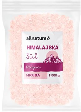 Allnature Himalájská sůl růžová hrubá 1000 g