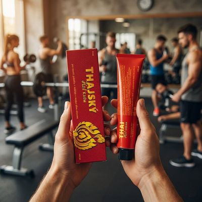 Thai Cream Thai Hot Cream Pure Hřejivý masážní krém 100 g