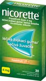 Nicorette ® FreshFruit Gum 4 mg, léčivá žvýkací guma 30 ks