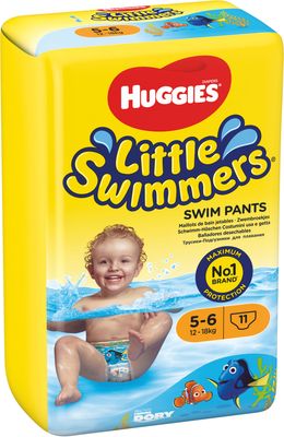 Huggies Plenky do vody Little Swimmers pro batolata s váhou 12–18 kg 11 ks