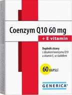 Generica Coenzym Q10 60 mg + E vitamin 60 kapslí