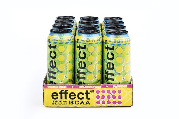 Effect® BCAA Energetický Nápoj - Příchuť Ripped Pear Boost 12 x 500 ml
