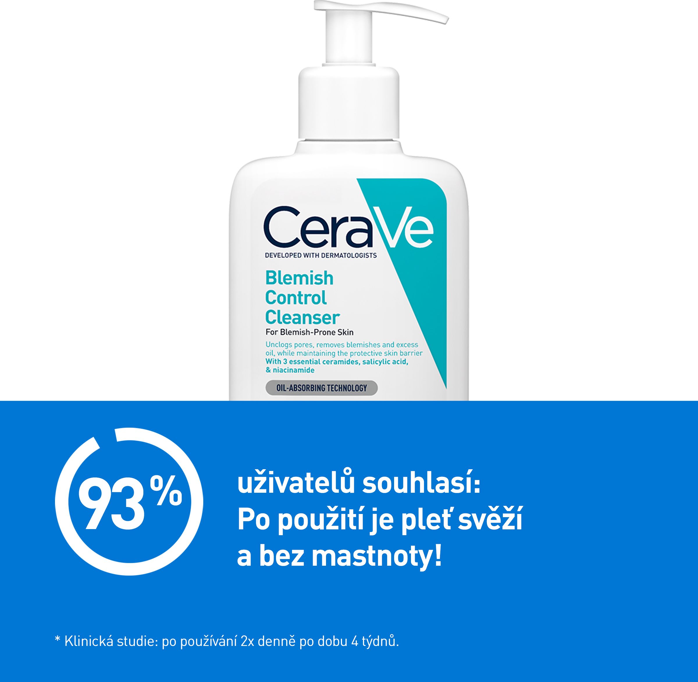 CeraVe Čisticí gel proti nedokonalostem 236 ml