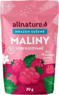 Allnature Malina sušená mrazem celá 30 g