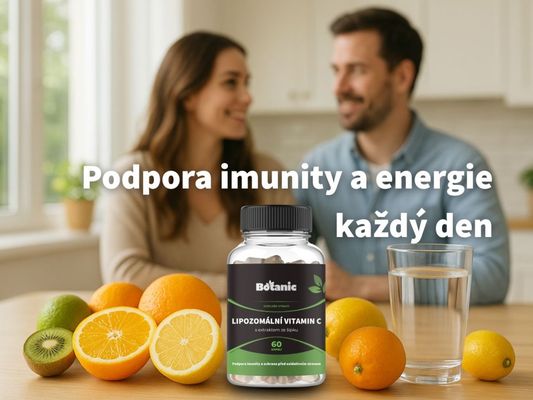 Botanic Lipozomální vitamín C s extraktem šípku 60 kapslí