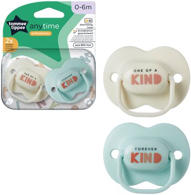 Tommee Tippee šidítko C2N silikon Any Time 0-6m 2 ks