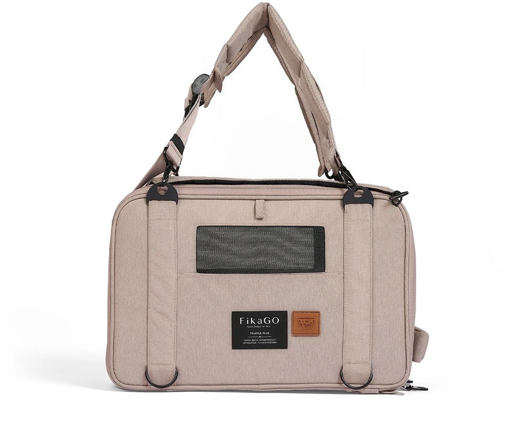 FIKAGO Nosič cestovní pro psy a kočky Truffle Plus Sandy Beige