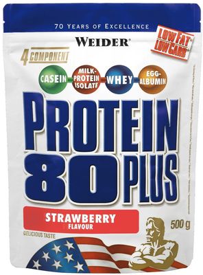 Weider Protein 80 Plus Jahoda 500 g