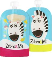 Zebra&Me Kapsička na dětskou stravu na opakované použití 2 ks