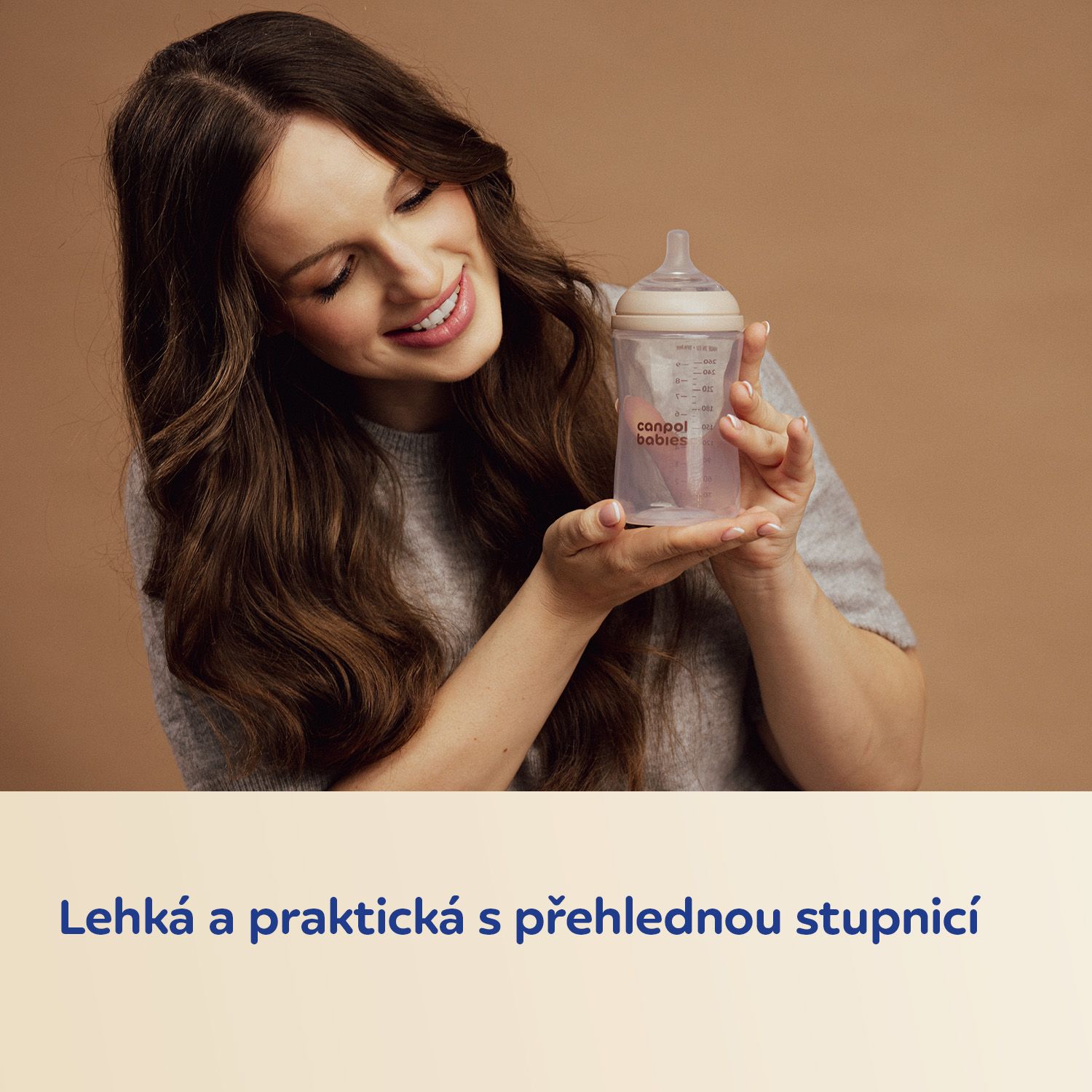 Canpol babies Lahev antikoliková Natural Shape 150 ml