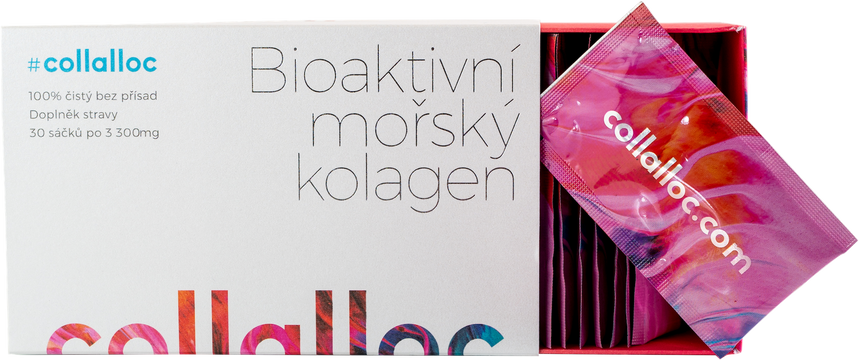 Collalloc 100% bioaktivní mořský kolagen 30 sáčků