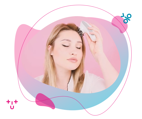 TouchBeauty 1718 Masážní a čistící kartáč na pleť