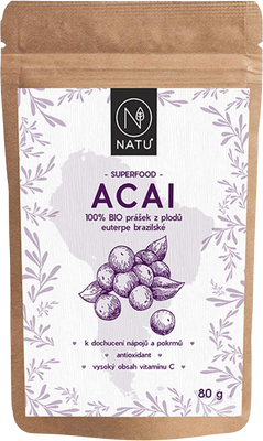 Natu Acai BIO prášek 80 g