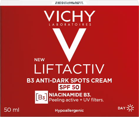 Vichy Liftactiv B3 Anti-Dark Spot krém SPF50 proti pigmentovým skvrnám a vráskám 50 ml