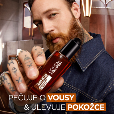 L'Oréal Paris Men Expert Barber Club olej pro plnovous a pleť 30 ml