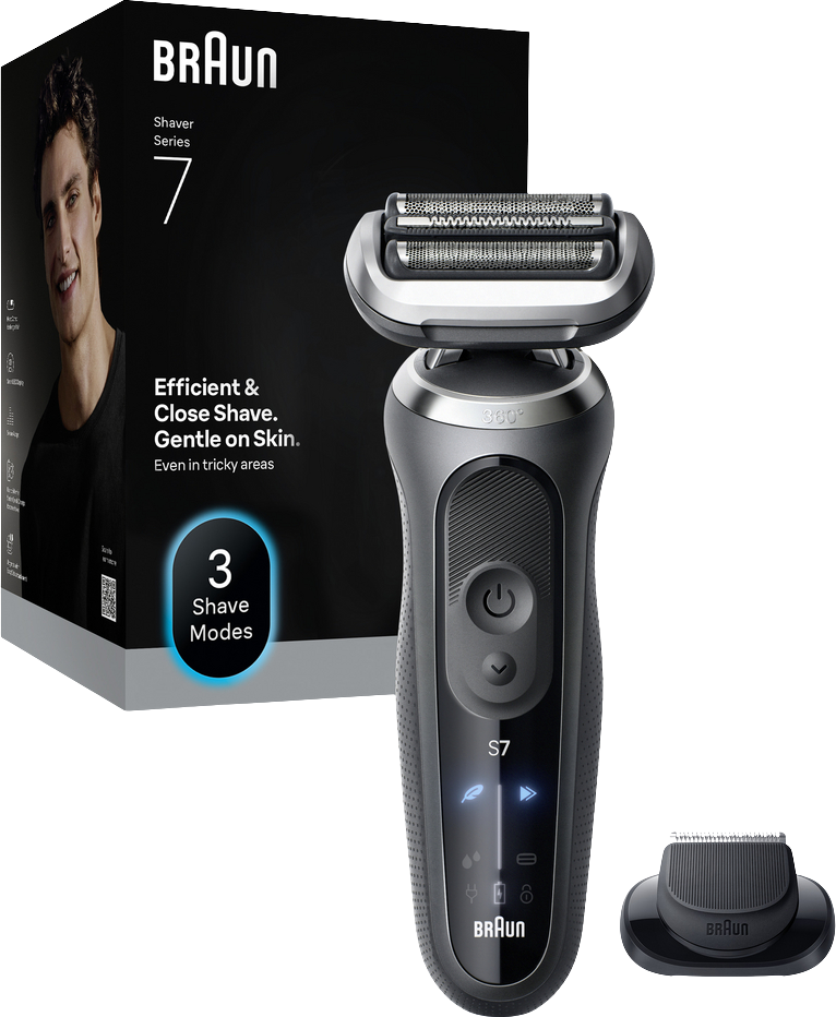 Braun Series 7 72-G1200s, Elektrický holicí strojek - Šedá